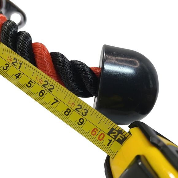 Tricep Rope 27in /2 Colors Fitness Attachment Cable Machine Pulldown Heavy Duty - Picture 10 of 10